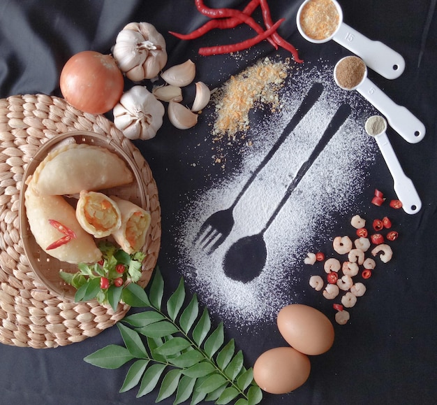 Zestaw naczyń i składników